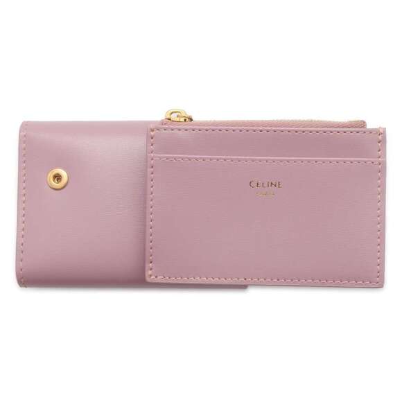 Celine Triomphe Compact Wallet Coin Case - Picture 3 of 9
